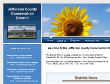 Tablet Screenshot of jeffersonconservation.com